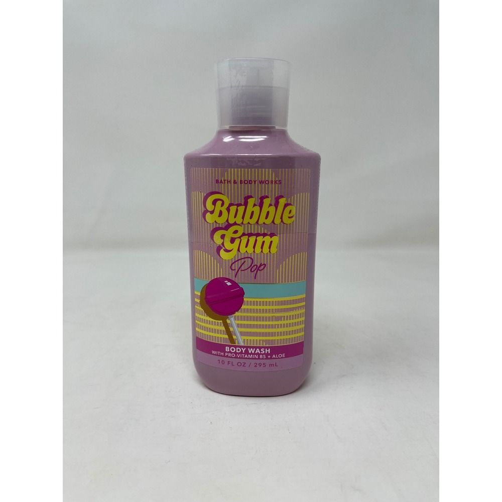 Bath & Body Works Body Wash Unisex 10oz Pink New Bubble Gum Pop Sweet Scent